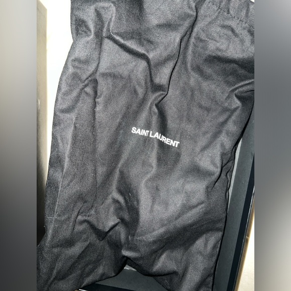 Saint Laurent Dark Denim Tribute slides - size 40.5 - Picture 7 of 9